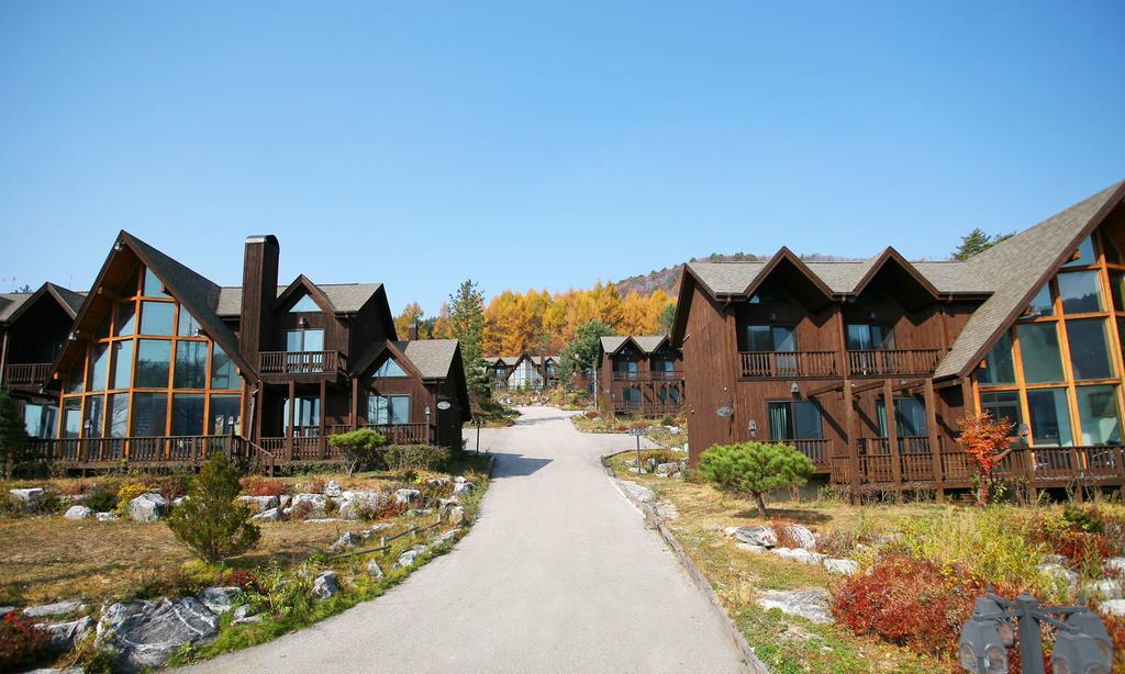 Chalet Resort Pyeongchang Bagian luar foto