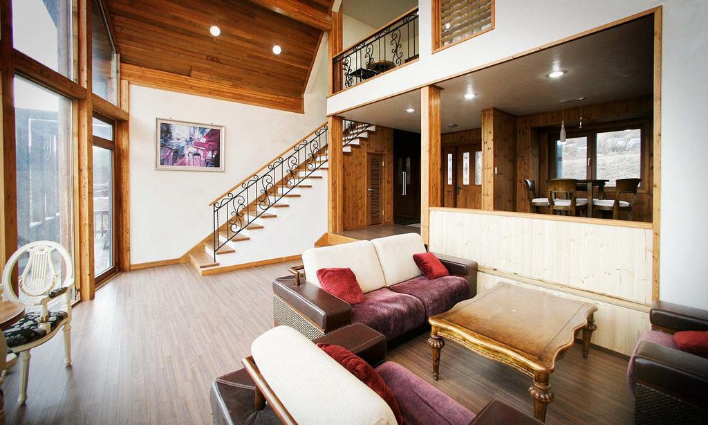 Chalet Resort Pyeongchang Bagian luar foto