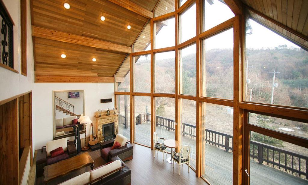 Chalet Resort Pyeongchang Bagian luar foto